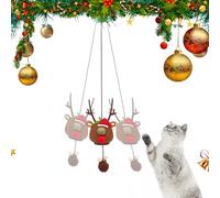 Interactive Cat Feather Toys - Retractable Feather Toys,Interactive Toy 2M Elastic Rope Cat Toys for Hunting Chasing