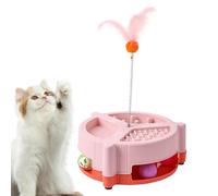 Interactive Cat Feeder - Slow Feed Bowl | Multi-functional Slow Feed Cat Toy, Interactive Cat Toy, Self-Entertainment and Boredom Relief, Dispenser