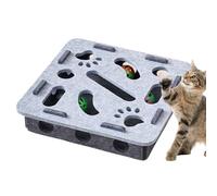 Interactive Cat Maze - Creative Design Puzzle, Intelligence Toy, Kitten Enrichment Game, Sensory Play Box | Creative Cat Puzzle Design to Stimulate Curiosity Fo