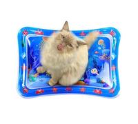 Interactive Cat Play Mat Inflatable Pet Pads with Sea Motifs | Thickened Cool Comfort Cushion with Fun Design to Stimulate Play for Indoor Cats while maintaining a Cosy