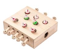 Interactive Cat Scratcher Toy with Whack-A-Mole Game for Indoor Cats to Play and Exercise