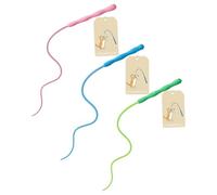 Interactive Cat Stick - Waterproof Soft Silicone | Cat Stick | For Kittens Training Exercise Hunting Boredom Mental Stimulation Scratching House Indoor Pet Toys Funny Acces