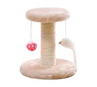 Interactive Cat Tower, Sisal Scratching Post, Kitten Climbing Tree with Toy Feature, Furniture Protector, Cat Play Tree with Stable Design, Scratching Post for Behavior Training Home