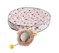 Interactive Cat Toy - 27.56 Inch Rolling Ball Play Tunnel for Stimulating Hunting Instincts, Quiet Self Activity Design with Rechargeable Oxford Fabric, Exercise Accessory for Indoor Cats