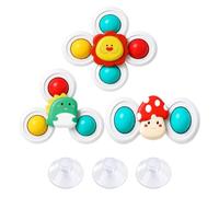 Interactive Cat Toy 3 Pieces Suction Cup Exercise Spinner | active feline On Window, Glass, Tiles, Cage, Floor, Wall, Home And Living Room