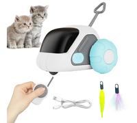 Interactive Cat Toy - 300g Remote Control Kitten Toy | Automatic Motion Kitten Țoy With Tails For Indoor, Outdoor, Yard, Playtime, Training, Exercise & Small Medium Large Cats | 1 Piece