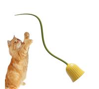 Interactive Cat Toy | Automatic Motion Rolling Toy | Portable USB Rechargeable Moving Kitten Ball has a tail for indoor cats, relieves boredom and encourages play Made from resilient abs + silicone