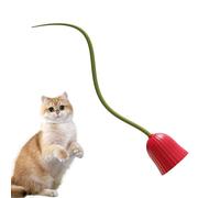 Interactive Cat Toy, Automatic Rolling Ball, 2.36x2.36in Usb Rechargeable Design, Enticing Tail Attachment, Authentic Pet-Safe Material for Indoor Play and Exercise