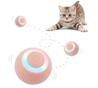 Interactive Cat Toy Ball 2.0 Smart Automatic Rolling Toy Cat Ball Moving Self Indoor Playing Play Pet's with LED Lights Cat Toy Balls
