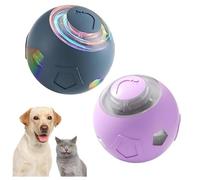 Interactive Cat Toy Ball, 2025 Upgraded Cat Toys for Bored Indoor Adult Cats, Interactive Pet Balls Shaky Toy, Glowing And Vibrating Dog Ball, Self Rolling Peppy Pet Ball for Cats (2 PACK)