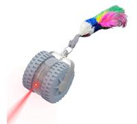 Interactive Cat Toy Ball- Automatic Bouncing Orb, Intelligent Light-Up Toy | Rechargeable Sensor Feline Focus Training, Behavior Boosting Game, Curiosity Enhancer, Solo Play Stimulator,