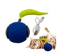 Interactive Cat Toy Ball - Automatic Moving Cat Toy, Lightweight Rechargeable Device, Play Adaptation Surfiace | Fun Stimulating Activity for Cats Encouraging Exercise Mental Stimulation Adventure