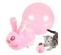 Interactive Cat Toy Ball - Automatic Rolling Pet Toy for Indoor Exercises | Animal Shape Game That Moves Itself | Ball Of Acts