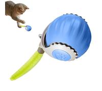 Interactive Cat Toy Ball: Comfortable Interactive Smart Touch Rolling Ball | Automatic Rotating Balls with Tail for Indoor and Outdoor Dogs Cats, Addictive Cat Play Ball,