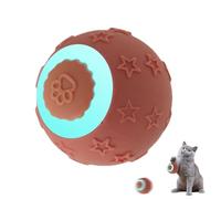 Interactive Cat Toy Ball - Interactive 2-Modes Kitten Toys - Active Rolling Ball - for Kittens Small Animals Home Pet Room Indoor Outdoor Training Exercise