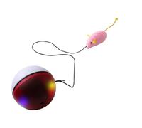 Interactive Cat Toy Ball - Rechargeable Automatic Rolling Teaser | Smart Play Toy For Pets On The Go - Enriched Exercise Activity For Cats