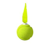 Interactive Cat Toy Ball - Rubber, Feathers Bouncing Balls | Electric Automatic Cat Toys with Power Supply Battery for Small Medium Cats Kitten Relieve Pet's Boredom