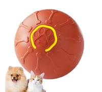 Interactive Cat Toy Ball,Smart Automatic Cat Toys with Light - Kitten Game for Mental Stimulation Training Scratching Post Hunting Simulation Home Play Indoor Outdoor