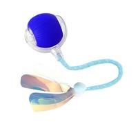 Interactive Cat Toy Ball, Smart Automatic Moving Pet Toy for Boredom Relief, 3 Play Modes Self Rolling Kitten Ball with Obstacle Avoidance for Indoor Cats Dogs, USB Rechargeable Exercise Tool (Blue)