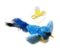 Interactive Cat Toy Bird - Realistic Tweet Kitten Play Accessory, Touch Sound Exercise | Catnip Fun Plaything, Cute Design Pet All Breed Feline Activity And Entertainment