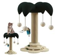 Interactive Cat Toy, Cat Climbing Posts, Interactive for Kittens, Multi-Purpose Kitten Toy for Claw Grinding, Relaxing, Playing, Teething