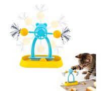 Interactive Cat Toy, Cat Intelligence Toy, Cat Toy, Kitten Ball, Foldable Convenient Cat Scratcher, Durable, Recyclable, Catch the Balls Cat Toy for Mouse Catching Game