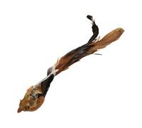 Interactive Cat Toy Colorful Feather Bird Pattern Cat Toy Stick For Changing Heads Dks328 (C, One Size)