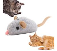 Interactive Cat Toy, Electric Cat Toys Squeaky Mice, Touch Activated Chew Kitten Accessories Indoor Games for Hunting Exercise Training Boredom Play Keep Them Busy