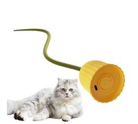Interactive Cat Toy | Electric Toys for Indoor Pets | Portable USB Rechargeable Kitten Ball with Tail for Bored Indoor Adult Cats Interactive Exercise Companion