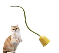 Interactive Cat Toy, Electric Toys for Indoor Pets, Portable USB Rechargeable Kitten Ball with Tail for Bored Indoor Adult Cats Interactive Exercise Companion