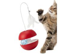 Interactive Cat Toy,Enrichment 360 Degree Rotation | Wobble Indoor Cat Puzzle Toy,for Indoor Home Living Room Bedroom Balcony Self Play Exercise