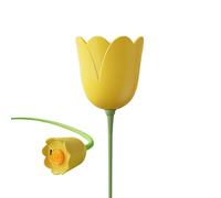 Interactive Cat Toy - Flower Shape Interactive Game | Rotating Teaser Cat Toy - for Mental Stimulation Hunting Practice Agility Calming Kitten Indoor Home Teething Running