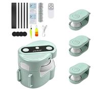Interactive Cat Toy for Indoor Cats, Automatic Cat Toy with Mice Sound, DIY Track Remote Control Cas Toys for Hunting Exercising, Adjustable Speed Simulated Cats Hunting Toys for Boredom Relief (B)