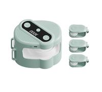 Interactive Cat Toy for Indoor Cats Electric Chase Toy with Bird Sound & 4 Speeds Remote Control Automatic Cat Exerciser USB Type-C Rechargeable Moving Plush Toy for Kitten Adult Cat Play Matcha Green