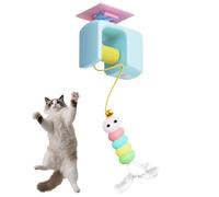 Interactive Cat Toy,Intelligent Retractable Kitten Toy | Interactive Hanging Hunting Game for Kitten Exercise on Door Frame Indoor Floor Play and Boredom Relief