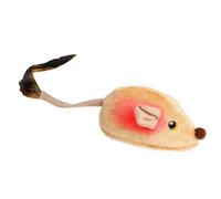 Interactive Cat Toy Mice, Automatic Electric Cat LED Sound Mice Toys, Kitten Boredom Exerciser, Chasing Exercise Game With Feather Tail, Rechargeable For Playing