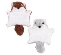 Interactive Cat Toy - Plush Kicking Play Object, Flying Squirrel Style Sound Activity Device, Indoor Pet Exercise Companion, Movement Engagement Stimulus Item, Home Living Room Pet Entertainment