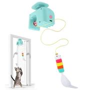 Interactive Cat Toy - Rechargeable Electric Door Hanger | Smart Motion-Activated Plush Toy For Indoor Entertainment | Durable Scratch-Resistant Auto-Play For Kitty Exercise And Relaxation