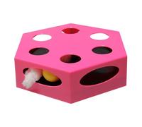 Interactive Cat Toy, Smart Moving Teaser, 22.5x22.5x6cm, Cat Nail File Box, Scratch Puzzle Toy, Potable And Easy To Place, For Indoor Play Boredom Stimulation