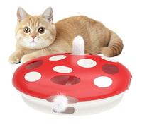 Interactive Cat Toy, Smart Sensor Moving Feathers, Electric Intelligent Toy for Indoor Living Room, Sturdy Design with Safe Materials, Pet Entertainment Accessory, Fun Play Activity for Cat Owners