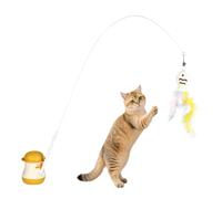 Interactive Cat Toy - Stick Set With Ergonomic Handle, Toys For Indoor Cats | For Home, Sofa, Corner, Furniture, Floor, Travel, Games, Enrichment And Outdoor.