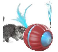 Interactive Cat Toy | Stimulating Cat Toys Rolling Ball - Electric Rolling Moving Ball Kitten Accessories Indoor Games for Play Exercise Boredom Training, Keep Them Busy