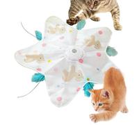 Interactive Cat Toy,USB-Rechargeable Interactive,Motion-Activated Cat Hunting Toy | for Small Large Kitten Yards Porches Gardens Lawn Indoor Outdoor