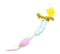 Interactive Cat Toy with Feathers - Pet Toy for Cats, Hamsters, Chinchillas and Guinea Pigs | Fun Indoor Game for Home, Park, Beach and Border