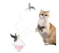 Interactive Cat Toy with Retraction Mechanism | Detachable Head | Retractable Interactive Cat Toy | for Use in Small and Medium Living Rooms Bedrooms Studies Patios