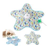 Interactive Cat Toys Automatic, Rechargeable Moving Feather Toy with 3 Modes & Random Motion, Touch-Activated Indoor Toys for Cats & Kittens (set B 62 * 62cm / 24.43"*24.43")