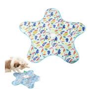 Interactive Cat Toys Automatic, Rechargeable Moving Feather Toy with 3 Modes & Random Motion, Touch-Activated Indoor Toys for Cats & Kittens (Replace the cover B 62 * 62cm / 24.43"*24.43")