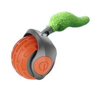 Interactive Cat Toys - Cat Toy Rolling Ball with Tail | Smart Interactive Cat Toy | Smart Rolling Cat Toy Chasing Tail Ball | Two Speed Adjustment, Automatic Moving Cat Toy Ball with Tail for Kittens