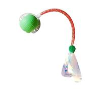 Interactive Cat Toys For Indoor Cats,Agile Moving Cat Ball With Elastic Mesh Tail,Motion Activated,Rechargeable Smart Interactive Ball,600mAh Battery Fast Rolling On Carpet Electric Pet Toy