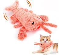 Interactive Cat Toys, Funny Floppy Lobster Cat Toys to Keep Them Busy, Wiggly Lobster Pet Toy for Boredom, Rechargeable Moving Dog Chew Toys for Small/Medium Cat Kitten Toys (2Pcs)